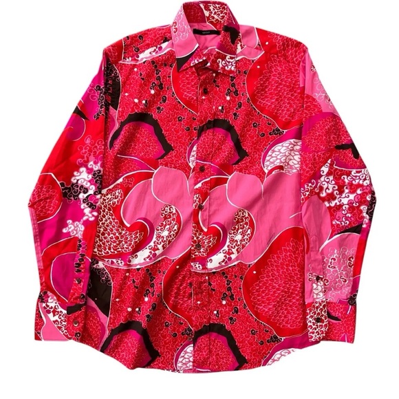 Gucci Tom Ford Spring Summer 1999 Floral Button Down